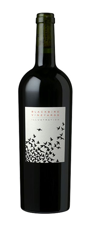 Blackbird Vineyards Illustration Napa Valley 2016