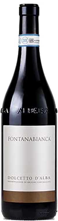 Fontanabianca Dolcetto d'Alba 2020 Wine Bottle
