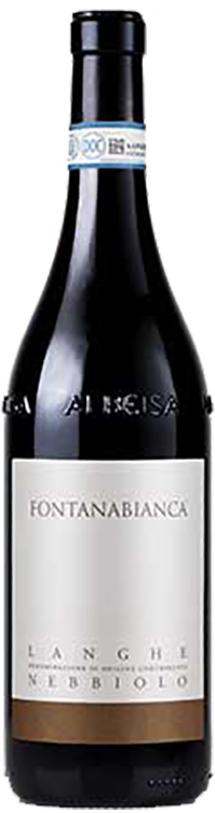 Fontanabianca Langhe Nebbiolo 2020 Wine Bottle